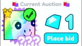 AUCTIONING HUGE PETS FOR 1 GEM in Pet Simulator X