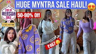 HUGE MYNTRA EOR SALE HAUL! 50-90% Off!! Starting from ₹349/- || Rupal Yadav