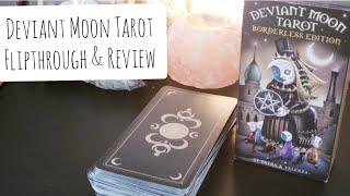  Deviant Moon Tarot Deck Borderless Edition  Full Flipthrough and Review