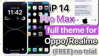 iPhone 14 Pro Max Dark Theme for Oppo/Realme (no trial)