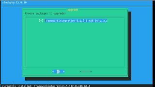 Upgrade frameworkintegration slackware