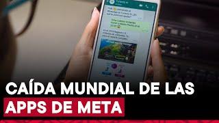 Reportan caída mundial de Meta: WhatsApp, Instagram y Facebook presentan fallas