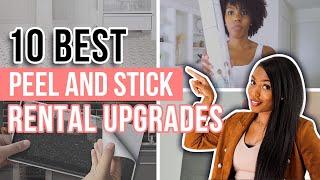 10 Renter Friendly Peel & Stick Products YOU NEED! | REMOVABLE UPGRADES!