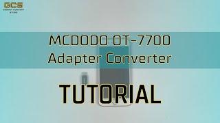 Mcdodo OT 7700 (lightning To Type-C Adapter) Tutorial