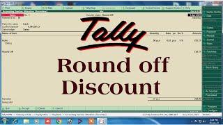 round off in tally | round off in tally erp 9 | automatic round off in tally | automatic round off