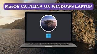 Install MacOS Catalina on a Windows Laptop #laptop #pc #macos #tutorial #educational