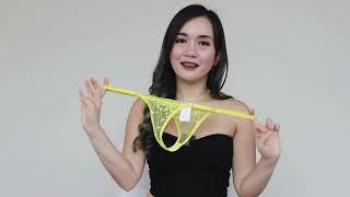 MESH/SEE THROUGH LINGERIE TRY ON HAUL (ALL YELLOW)  | ERIKA RAMOS