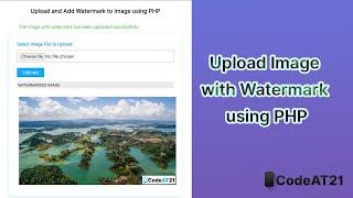 How To Add Watermark To Image Using PHP