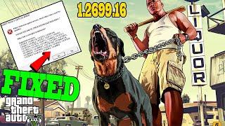 حل مشكلة ايرور بتحديث قراند 5 how to fix script hook v critical error in GTA 5 | V1.0.2699.16