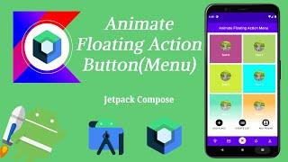 How to Implement Animate Floating Action Menu in Jetpack Compose | Android | Kotlin | Make it Easy