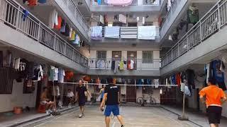 Badminton at International Dormitory of Wuhan Sports University