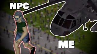 I Became The Helicopter And Terrorised NPCs in Project Zomboid!