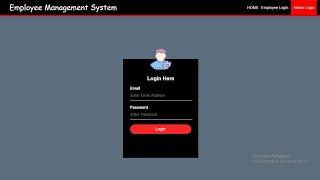 Employee Management System in PHP MySQL with Source Code