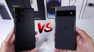 Google Pixel 6 Pro VS Samsung Galaxy S21 Ultra In 2023! (Cameras, Speed Test & Display)