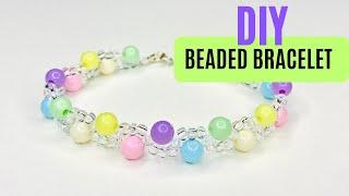 DIY Beaded Bracelet Tutorial - Easy Bracelet with Beads