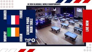 Ramier / Faurie (FRA) v Murphy / Horan (IRE) | Senior Doubles | 2024 BI World Blackball Championship