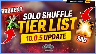 UPDATED 10.0.5 SOLO SHUFFLE TIER LIST! - Dragonflight PvP