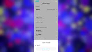 How to add keyboard layout on a Xiaomi smartphone