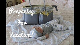 Packing Reborn Doll Isaac's Bag For Our Weekend Vacation!