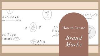 Create Brand Marks + Logos with Me | Photography Business Branding