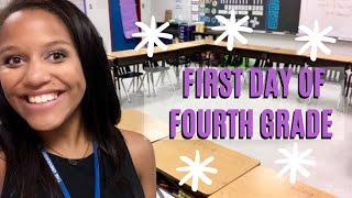 FIRST DAY OF SCHOOL! | day in the life of a fourth grade teacher