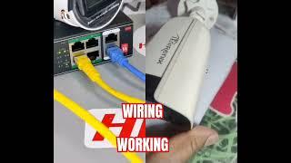 CCTV CAMERA DVR NVR WIRING &  WORKING PERFORMANCE