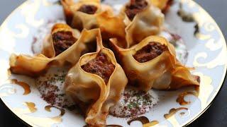 Manti | Boraki | Baked Dumplings with Tomato Broth | Heghineh Cooking Show