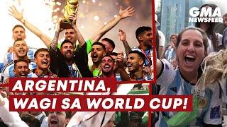 Argentina, wagi sa World Cup! | GMA News Feed