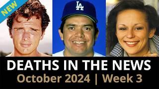 Who Died: October 2024 Week 3 | News