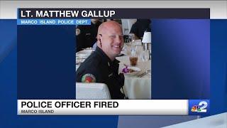 Marco Island police officer fired for policy violations, not enforcing the law