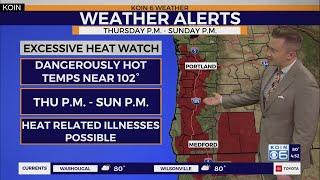 Dangerous heat possible around Portland
