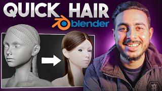 Blender Easiest Hairs with Geometry Nodes for beginners