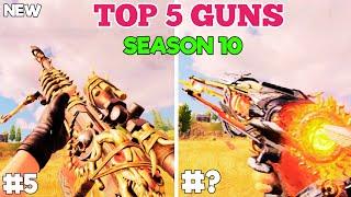 TOP 5 BEST GUNS in Codm Battle Royale Season 10 | codm br best guns | codm br loadout | codm br