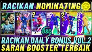 RACIKAN TERBAIK DAILY BONUS KANTE & NOMINATING MVPS MID-SEASON EFOOTBALL 2025 MOBILE