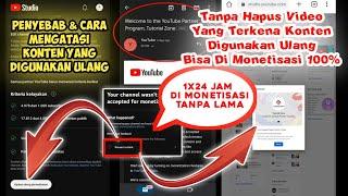 Cara Mengatasi Konten Yang Digunakan Ulang Tanpa Hapus Video 2023 - 100% Dimonetisasi