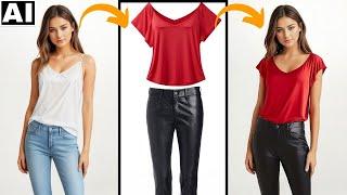 Swap Your Own Clothes on Model Using FREE AI Tool - Pincel AI Clothes Swapper