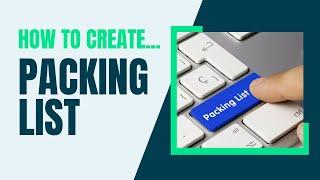 How to Complete a Packing List - Shipping Solutions Software