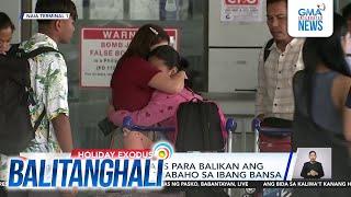 Ilang OFW, muling nakapiling ang kanilang pamilya sa pag-uwi nila sa Pilipinas... | Balitanghali