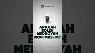 Apakah boleh meruqyah non muslim? #nasehatulama #shahihfiqih