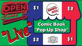 Comic Book Pop-Up Shop!! Comics for sale CHEAP! Marvel , DC, IMAGE and "Spin" for "Free" shipping