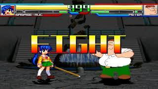 NICK54222 MUGEN: Rumi Nanase (me) VS Peter Griffin