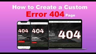 WordPress Tutorial: Design a Custom Error 404 page with Elementor | Step by Step