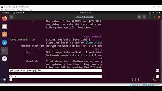 How to use the vim editor in Linux to encrypt and decrypt files