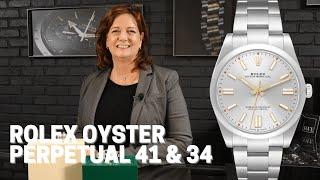 Timeless Elegance: Rolex Oyster Perpetual 41 & 34 Steel Silver Dial Watches | SwissWatchExpo