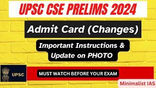 You have to give undertaking in UPSC CSE 2024? Photo Upload in UPSC Prelims 2024 Admit Card