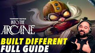 How to play Built different (Full Hyper Roll Guide) Teamfight Tactics set 13 (Into The Arcane)