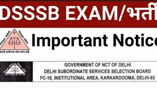 #DSSSB LATEST UPDATE 2025#DSSSB EXAM CALENDER OUT#CHECK FOR MORE NOTICES & CIRCULARS#dsssb