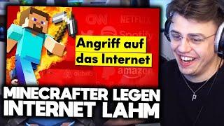 Papaplatte reagiert auf 3 Minecrafter legen das Internet lahm!