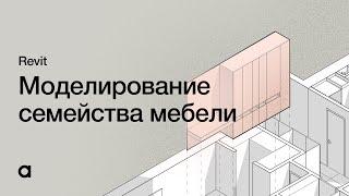 Моделирование семейства мебели в Revit. Индивидуальная мебель в Revit