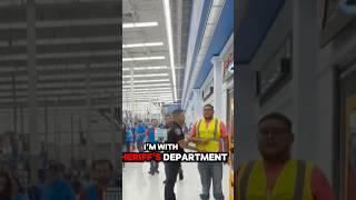 Walmart employee gets arrested  #funny #prank #viralvideo #walmart #entertainment #comedy